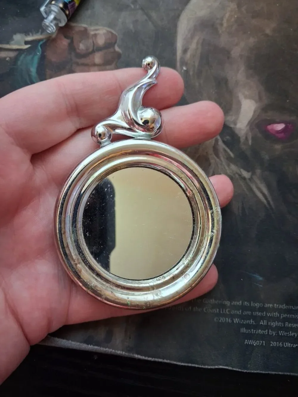 Plata De 1a Ley hand mirror